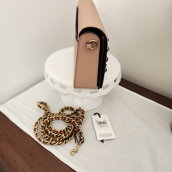 Coach 1941 Dinky w/Crystals NWT Nude Pink - Picture 6 of 9